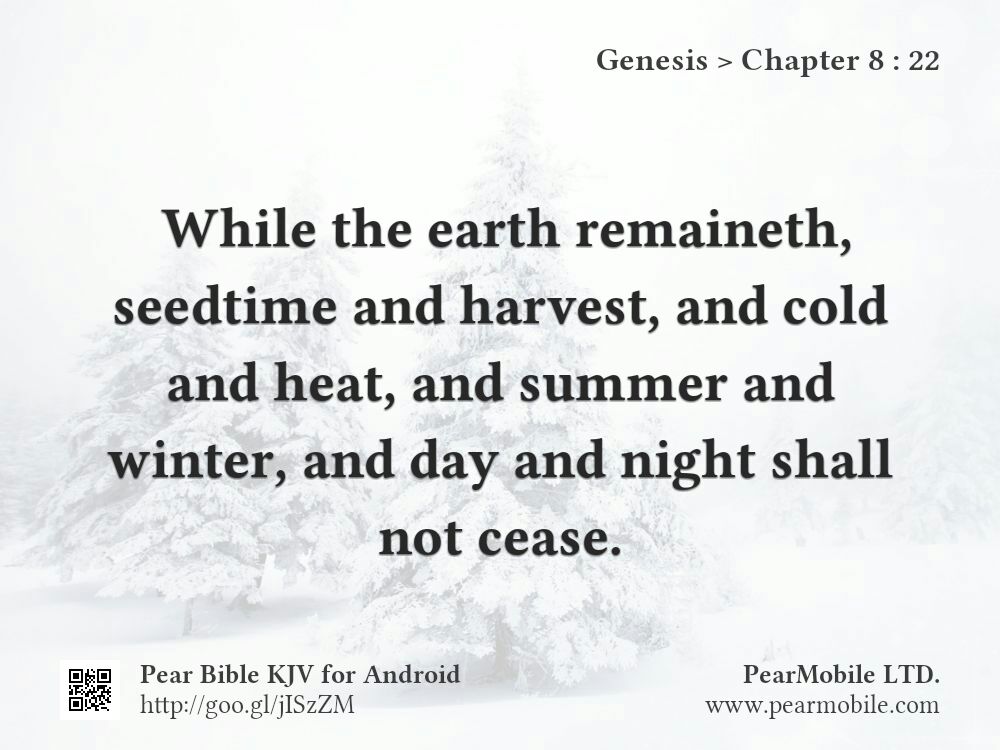 Genesis, Chapter 8:22